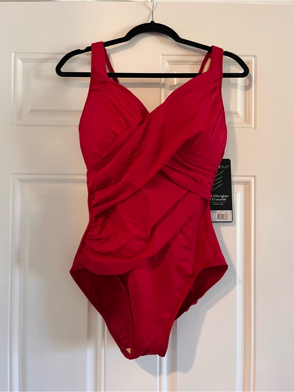 Miraclesuit Grenadine Red One-Piece Swimsuit